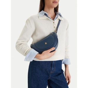 Torebka Beverly Hills Polo Club. Niebieskie listonoszki Beverly Hills Polo Club, bez wzorów, bez dodatków. Za 159,99 zł.