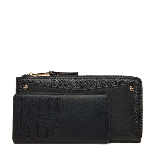 Portfel Aldo. Czarne portfele ALDO, bez wzorów. Za 109,99 zł.