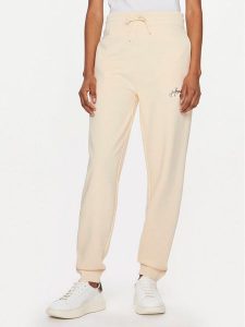 Hugo Spodnie dresowe Easy 50509171 Beżowy Relaxed Fit. Brązowe spodnie dresowe Hugo, xl, bez wzorów, z bawełny. Za 299,99 zł.