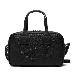 Torebka KARL LAGERFELD. Czarne torebki klasyczne KARL LAGERFELD, bez wzorów, bez dodatków. Za 619,99 zł.