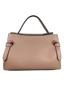 Florence Bags Skórzana torebka "Capoliveri" w kolorze beżowym - 30 x 20 x 17 cm rozmiar: onesize. Brązowe torebki klasyczne Florence Bags, bez wzorów, z materiału, przez ramię, bez dodatków. Za 352,43 zł.