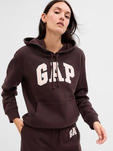 GAP Bluza w kolorze brązowym rozmiar: M. Brązowe bluzy GAP, m, bez wzorów, z kapturem. Za 136,45 zł.