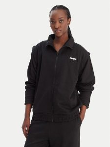 HUGO Bluza Dateam 50554058 Czarny Regular Fit. Czarne bluzy Hugo, l, bez wzorów, z syntetyku, bez kaptura. Za 376,99 zł.