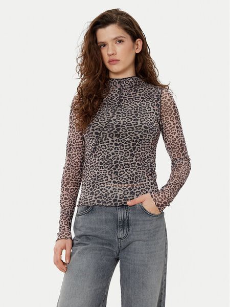 Noisy May Bluzka 27033006 Szary Slim Fit. Szare bluzki Noisy may, xs, bez wzorów, z syntetyku, bez kołnierzyka, bez ramiączek. Za 59,99 zł.