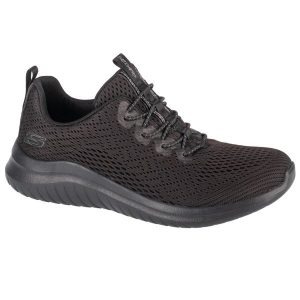 Buty sportowe damskie, Ultra Flex 2.0 - Lite-Groove. Czarne buty sportowe Skechers, bez wzorów, bez zapięcia. Za 299,99 zł.