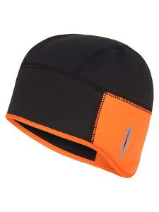 Ziener Czapka kolarska "Ilusio" w kolorze czarno-pomarańczowym rozmiar: onesize. Czarne czapki Ziener, bez wzorów. Za 79,03 zł.