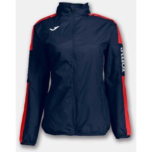 Damska kurtka przeciwdeszczowa Joma Championship IV granatowo-czerwona XS. Czerwone kurtki JOMA, na wiosnę, xs, bez wzorów, z kapturem. Za 169,99 zł.