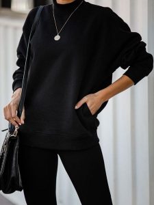 LA Angels Sweter w kolorze czarnym rozmiar: XL. Czarne swetry oversize LA Angels, xl, bez wzorów, bez ramiączek. Za 109,78 zł.