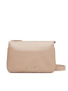 Valentino Torebka Zero Re VBS7B308 Beżowy. Brązowe listonoszki Valentino, bez wzorów, ze skóry, bez dodatków. Za 399,99 zł.