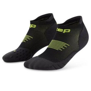 Damskie skarpety kompresyjne do biegania stopki sportowe Core Run. Czarne skarpetki CEP, bez wzorów, z elastanu. Za 69,00 zł.