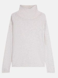 AUTHENTIC CASHMERE Kaszmirowy sweter "Cheviot" w kolorze jasnoszarym rozmiar: L. Szare swetry oversize AUTHENTIC CASHMERE, l, bez wzorów, z kaszmiru, bez ramiączek. Za 305,29 zł.
