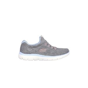 Buty damskie SKECHERS Summits Fun Flare. Szare buty trekkingowe Skechers, bez zapięcia. Za 209,99 zł.