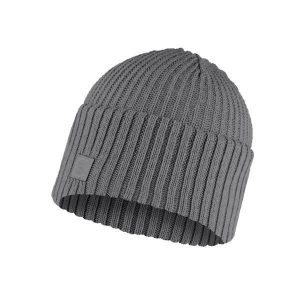 Czapka zimowa Knitted Rutger. Szare czapki Buff, bez wzorów, z dzianiny. Za 75,99 zł.