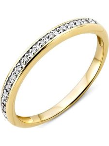 Revoni Złoty pierścionek z diamentami rozmiar: 52. Żółte pierścionki Revoni, z diamentem, złote. Za 1 087,99 zł.