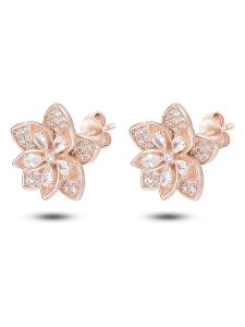 DI GIORGIO Pozłacane kolczyki-wkrętki z cyrkoniami rozmiar: onesize. Czerwone kolczyki DI GIORGIO, z cyrkonią, pozłacane. Za 265,40 zł.