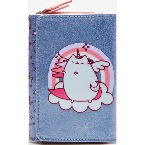 Portfel z nadrukiem Pusheen - Niebieski. Portfele marki Cropp. W wyprzedaży za 19,99 zł.