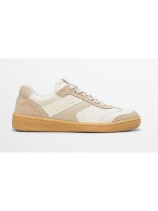 Marc O´Polo Skórzane sneakersy w kolorze kremowo-beżowym rozmiar: 39. Brązowe trampki bez wzorów, bez zapięcia. Za 483,45 zł.