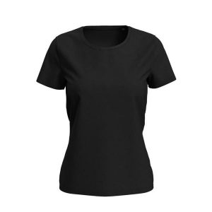 Damska Koszulka Lux. Czarne bluzki STEDMAN, xl, bez wzorów, sportowe, bez kołnierzyka, bez ramiączek. Za 45,99 zł.