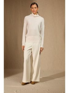 Perfect Cashmere Kaszmirowy golf "Nethan" w kolorze kremowym rozmiar: L. Brązowe golfy Perfect Cashmere, bez wzorów, z kaszmiru. Za 369,99 zł.