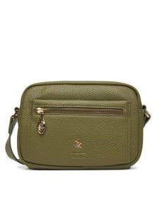 Beverly Hills Polo Club Torebka CEO-BHPC-C-004-08 Zielony. Zielone listonoszki Beverly Hills Polo Club, bez wzorów, z materiału, bez dodatków. Za 199,99 zł.