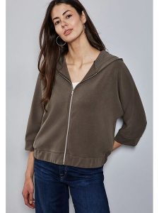 Street One Bluza w kolorze brązowym rozmiar: 46. Brązowe bluzy Street One, bez wzorów, bez kaptura. Za 175,67 zł.