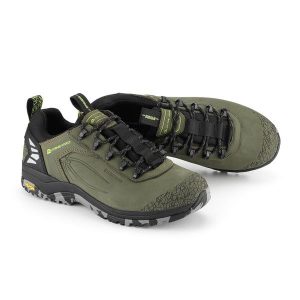 Buty trekkingowe niskie unisex Alpine Pro Spidere Vibram. Zielone buty trekkingowe Alpine Pro, bez zapięcia. W wyprzedaży za 549,00 zł.