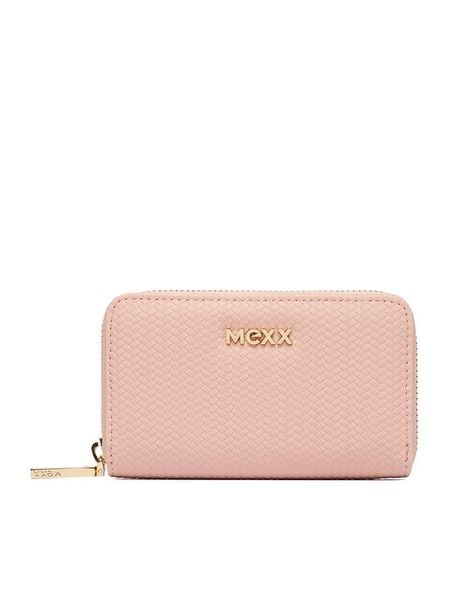 MEXX Portfel CEO-MEXX-W1-002-SS26 Różowy. Czerwone portfele Mexx, bez wzorów, ze skóry. Za 59,99 zł.