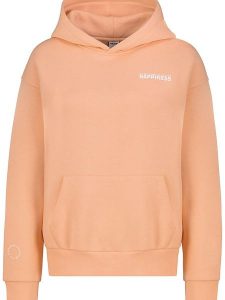 Sublevel Bluza w kolorze brzoskwiniowym rozmiar: XS. Pomarańczowe bluzy Sublevel, xs, bez wzorów, z kapturem. Za 83,42 zł.