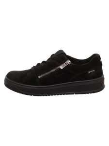 Legero Skórzane sneakersy "Rejoise" w kolorze czarnym rozmiar: 41. Czarne trampki Legero, bez wzorów, z gore-texu, bez zapięcia. Za 269,95 zł.