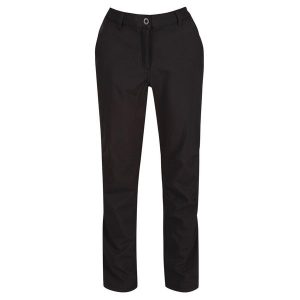 Spodnie Trekkingowe Damskie Softshell Fenton. Czarne spodnie sportowe Regatta, na zimę, xl, bez wzorów, z softshellu, narciarskie. Za 152,99 zł.