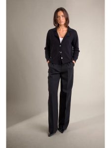 Perfect Cashmere Kaszmirowy kardigan "Nessa" w kolorze czarnym rozmiar: XXL. Czarne kardigany Perfect Cashmere, z kaszmiru. Za 353,04 zł.