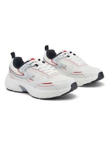 Inselhauptstadt Sneakersy w kolorze biało-srebrnym rozmiar: 36. Białe trampki Inselhauptstadt, bez wzorów, z materiału, bez zapięcia. Za 74,99 zł.