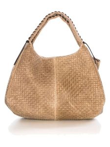Lucca Baldi Skórzany shopper bag "Pitigliano" w kolorze beżowym - 41 x 34 x 30 cm rozmiar: onesize. Brązowe shopper bag Lucca Baldi, bez wzorów, z materiału, na ramię, bez dodatków. Za 393,45 zł.