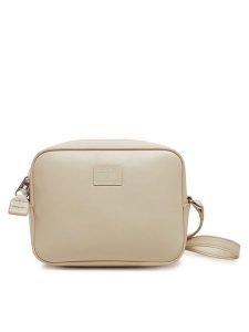Tommy Jeans Torebka Tjw Ess Must Camera Bag AW0AW16964 Beżowy. Brązowe listonoszki Tommy Jeans, bez wzorów, z jeansu, bez dodatków. Za 169,99 zł.