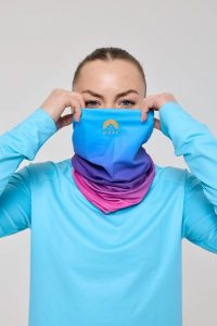 Komin Rhythm Is A Dancer. Czerwone szaliki OOSC, na zimę, bez wzorów, z elastanu. Za 98,99 zł.