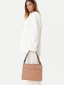 TOUS Torebka Audree 2002286345 Brązowy. Brązowe torebki klasyczne Tous, bez wzorów, ze skóry, bez dodatków. Za 639,99 zł.