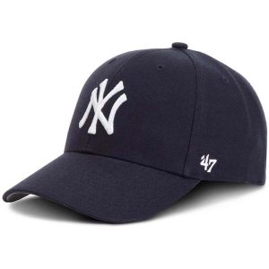 Czapka z daszkiem 47 Brand MLB New York Yankees Granatowa MVP B-MVP17WBV-HM. Niebieskie czapki 47 Brand, bez wzorów. Za 148,69 zł.