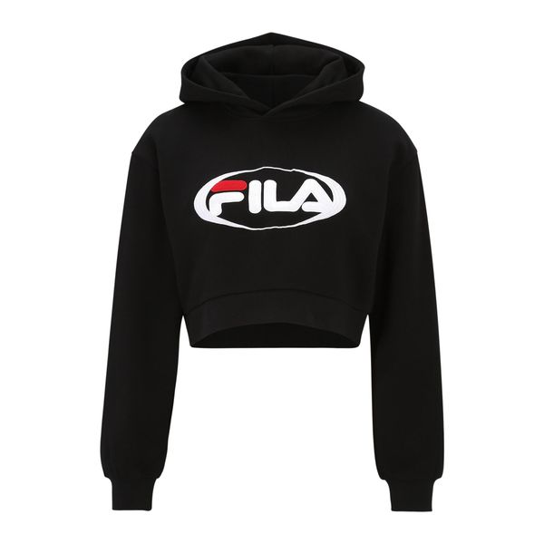 Bluza damska FILA Lapalisse Cropped Hoody. Czarne bluzy Fila, xs, bez wzorów, bez kaptura. Za 189,99 zł.