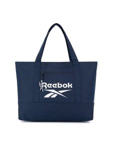 Reebok Torba RBK-038-CCC-05 Granatowy. Niebieskie torby podróżne i sportowe Reebok, bez wzorów, z materiału, bez dodatków. Za 119,99 zł.