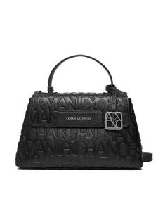 Armani Exchange Torebka XW001223 AF15774 UC001 Czarny. Czarne torebki klasyczne Armani Exchange, bez wzorów, ze skóry, bez dodatków. Za 569,99 zł.