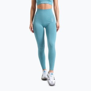 Legginsy treningowe damskie Carpatree Allure Seamless. Niebieskie legginsy Carpatree, bez wzorów, z elastanu, długie. Za 269,99 zł.