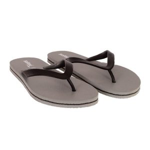 Klapki Softee Coconut dwukolorowe szary/czarny. Czarne klapki SOFTEE, bez wzorów, z gumy, bez obcasa. Za 132,99 zł.