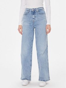 Tommy Jeans Jeansy Claire Hgh Wd Ah5117 DW0DW17282 Niebieski Slim Fit. Niebieskie jeansy Tommy Jeans, bez wzorów, z bawełny. Za 519,99 zł.
