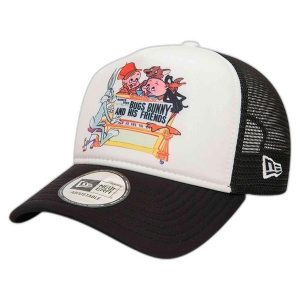 Czapka z daszkiem New Era Bugs Bunny and Friends Trucker 60565412. Czarne czapki New Era, bez wzorów. Za 125,00 zł.