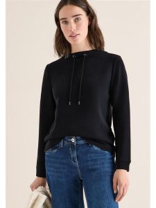 Cecil Bluza w kolorze czarnym rozmiar: XL. Czarne bluzy Cecil, xl, bez wzorów, bez kaptura. Za 121,80 zł.