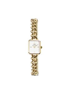 Daniel Wellington Zegarek Jolie Chain 15 DW00100836 Złoty. Żółte, analogowe zegarki Daniel Wellington. Za 849,99 zł.