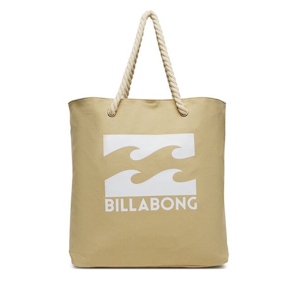 Torebka Billabong. Brązowe shopper bag Billabong, bez wzorów, bez dodatków. Za 68,99 zł.
