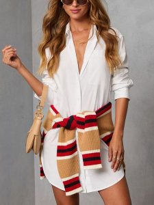 Milan Kiss Sukienka w kolorze białym rozmiar: L. Białe sukienki Milan Kiss, l, bez wzorów, z bawełny, z asymetrycznym kołnierzem, bez ramiączek, mini, asymetryczne. Za 173,99 zł.