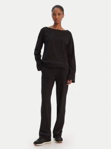 HUGO Piżama Logo 50556636 Czarny Regular Fit. Czarne piżamy Hugo, bez wzorów, z bawełny, bez ramiączek. Za 449,99 zł.