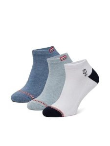 Hunter Skarpety długie AS_HUNTER_01S_SS25 (3-PACK) Niebieski. Niebieskie skarpetki Hunter, bez wzorów, z bawełny. Za 39,99 zł.